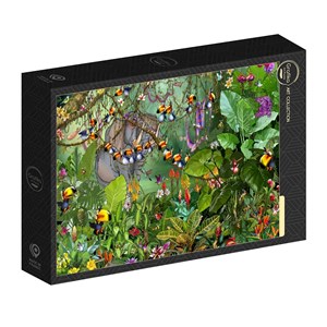 Puzzle françois ruyer - la jungle 2 - 1000 pièces