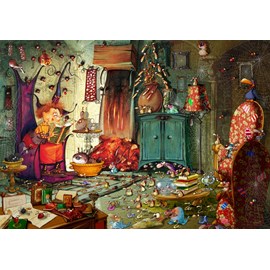 Puzzle françois ruyer - la lecture - 1000 pièces