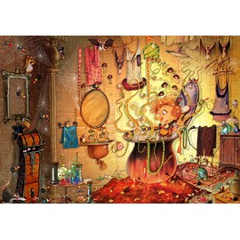 Puzzle françois ruyer - le bain - 1000 pièces