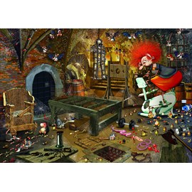 Puzzle françois ruyer - salle de sport - 1000 pièces