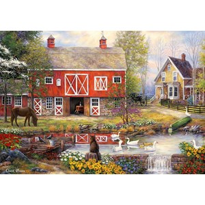 Puzzle chuck pinson - reflections on country living - 1000 pièces