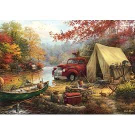 Puzzle chuck pinson - share the outdoors - 1000 pièces