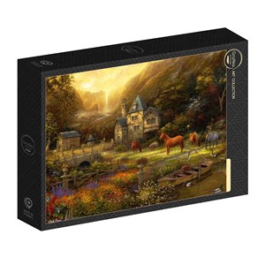 Puzzle chuck pinson - the golden valley - 1000 pièces