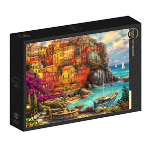 Puzzle chuck pinson - a beautiful day at cinque terre - 1000 pièces