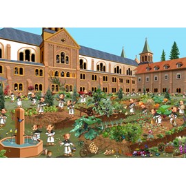 Puzzle françois ruyer - monastère - 1000 pièces