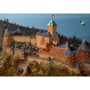 Puzzle françois ruyer - château du haut-koenigsbourg - 1000 pièces