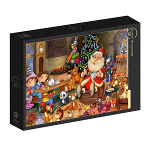 Puzzle françois ruyer - goûter de noël - 1000 pièces