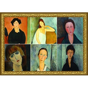Puzzle modigliani en collage - 1500 pièces