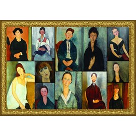 Puzzle la peinture de modigliani - 2000 pièces