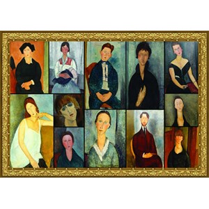 Puzzle la peinture de modigliani - 2000 pièces