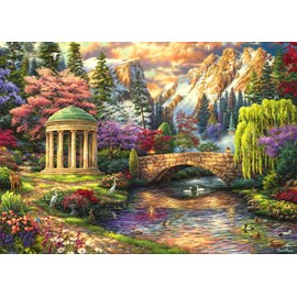 Puzzle chuck pinson - peace of the garden - 500 pièces