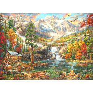 Puzzle chuck pinson - almost heaven - 500 pièces