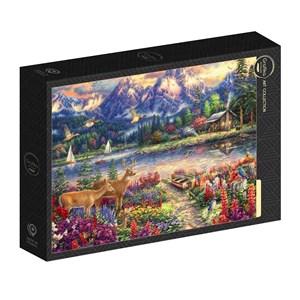 Puzzle chuck pinson - spring mountain majesty - 1000 pièces