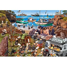 Puzzle françois ruyer - les bigoudènes - 1000 pièces