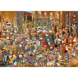 Puzzle françois ruyer - le cloitre - 1500 pièces