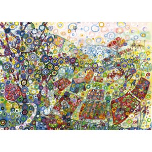 Puzzle country allotment - 500 pièces