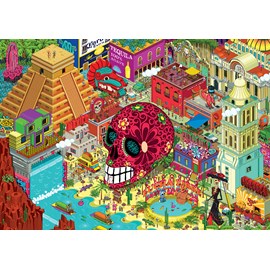 Puzzle mexique - 1500 pièces