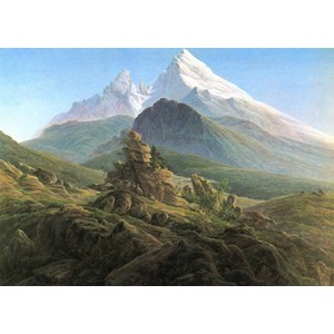 Puzzle caspar david friedrich - le watzmann, 1825 - 500 pièces