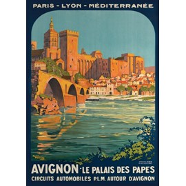 Puzzle roger broders - avignon, le palais des papes, 1922 - 500 pièces