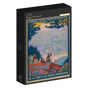 Puzzle roger broders -  la route des alpes, 1920 - 500 pièces