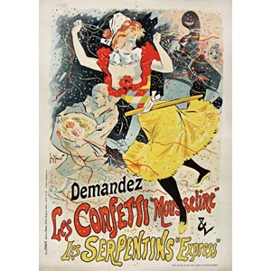 Puzzle georges meunier - confettis et serpentins, 1894 - 500 pièces