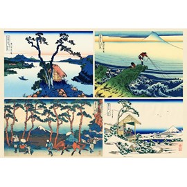 Puzzle l'art d'hokusai - 1000 pièces