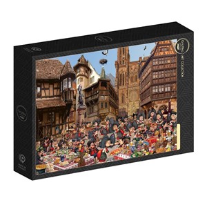 Puzzle françois ruyer - l'alsace - 1000 pièces