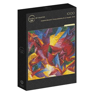Puzzle umberto boccioni : forme plastiche di un cavallo, 1914 - 1000 pièces