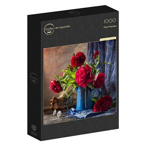 Puzzle pivoines roses - 1000 pièces