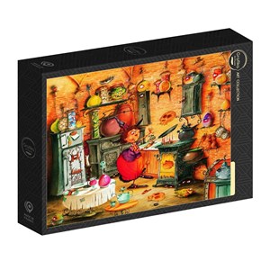 Puzzle françois ruyer - la sorcière aux fourneaux - 1000 pièces