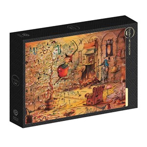 Puzzle françois ruyer - la sorcière et l'arbre à serpents 2 - 1000 pièces