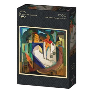 Puzzle albert gleizes - paysage, 1914-1915 - 1000 pièces