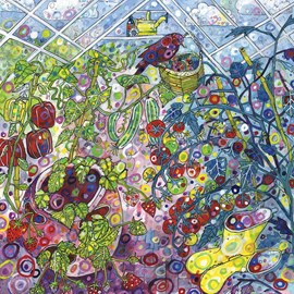 Puzzle inside the greenhouse - 1000 pièces