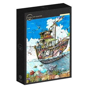 Puzzle a l'assaut des flots - 1000 pièces