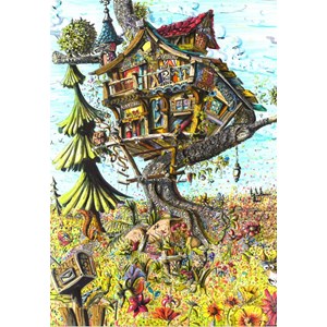 Puzzle la cabane perchée - 1000 pièces