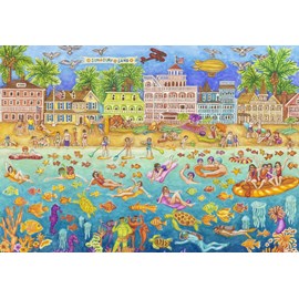 Puzzle tropical swim party - 1000 pièces