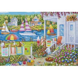 Puzzle house on the water - 1000 pièces
