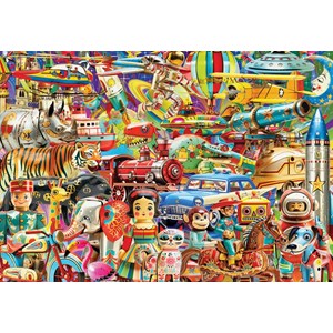 Puzzle retro toys - 1000 pièces
