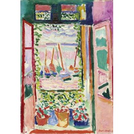 Puzzle henri matisse - fenêtre ouverte, collioure - 1000 pièces