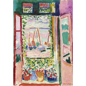 Puzzle henri matisse - fenêtre ouverte, collioure - 1000 pièces