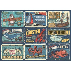 Puzzle esprit marin - 500 pièces