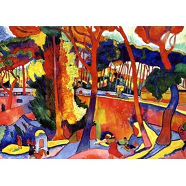 Puzzle andré derain - pont sur le riou - 500 pièces