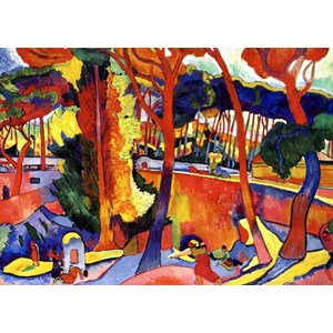 Puzzle andré derain - pont sur le riou - 500 pièces