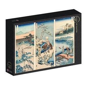Puzzle l'oeuvre d'hokusai - 1000 pièces