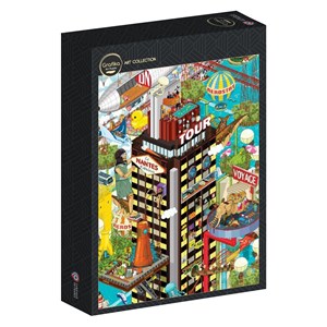 Puzzle nantes - la tour - 1000 pièces