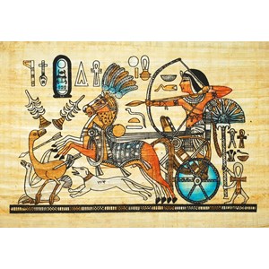 Puzzle peinture sur papyrus egyptien - 1000 pièces