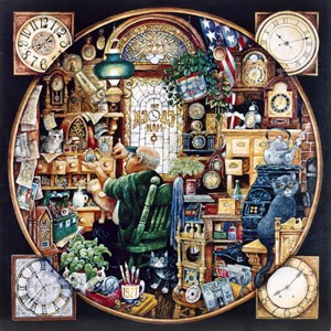 Puzzle monde et temps - 1000 pièces