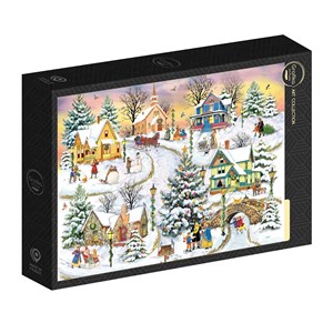 Puzzle noël au village - 1000 pièces