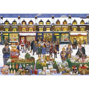 Puzzle marché de noël de l'alphabet - 1000 pièces