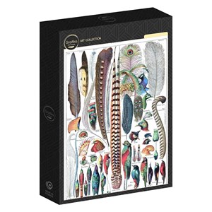 Puzzle illustration du larousse pour tous : plumes, 1907-1910 - 1000 pièces